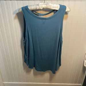 Women’s Blue Open Chest Large Tank top